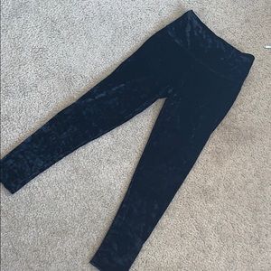 Velvet leggings